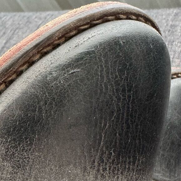 Free People Leather Slip On Oxford Shoe Distressed
Gray (Sz 6) EU 37 - Picture 5 of 9